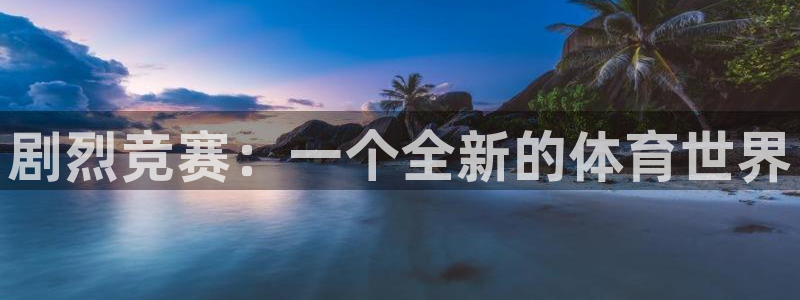 剧烈竞赛：一个全新的体育世界