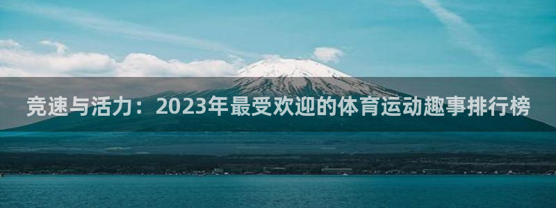 竞速与活力：2023年最受欢迎的体育运动趣事排行榜